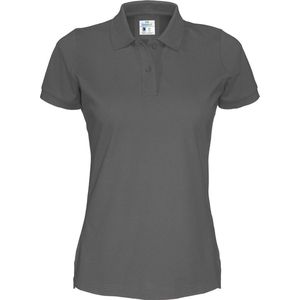 Cottover POLO PIQUE LADY - GOTS GECERTIFICEERD 141005 - Antraciet - XXL