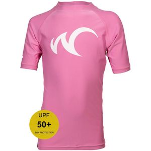 Watrflag Rashguard Valencia Kids - Roze - UV beschermend surf shirt korte mouw 140