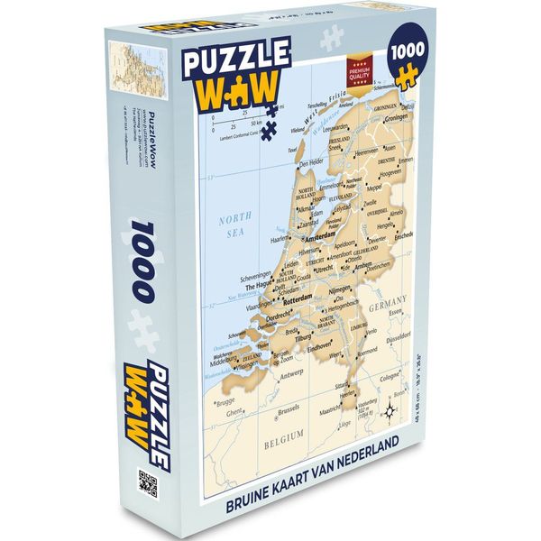 Puzzel topografie nederland - speelgoed online kopen | De laagste prijs! |  beslist.nl