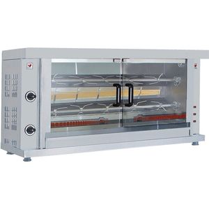 Gas Kippengril - 2 Spitten - CombiSteel 7472.0020 - Horeca