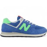 New Balance - Sneakers 574 - Blauw - Leer