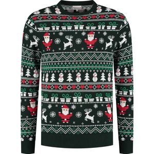 Foute Kersttrui Dames & Heren - Christmas Sweater - 100% Biologisch Katoen ""De Perfecte Kersttrui "" Maat S - Sinterklaas - Kerst - Kerstcadeau