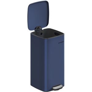 SONGMICS - LTB593Q02 - Keukenprullenbak - Nachtblauw - 30 Liter - Pedaalemmer met Binnenemmer