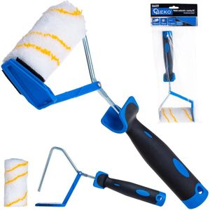 GEKO Compacte verfroller - precisie schilderen - ergonomische grip - 10 cm - polyacryl