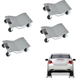 Krik – Hefplateau – Autokrik – Garagekrik – Potkrik – Set Van 4 – Stalen Constructie – 500 Kg Draagvermogen Per Plateau