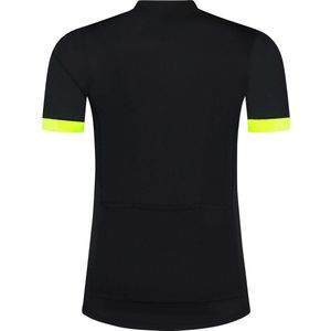 Rogelli Core Fietsshirt Heren - Korte Mouwen - Wielershirt - Zwart, Fluor - Maat 3XL