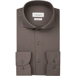 Profuomo - Japanese Knitted - Overhemd - Bruin