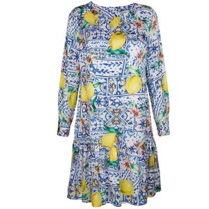 Alba Moda Kleid Kleid in sommerlichen Dessin