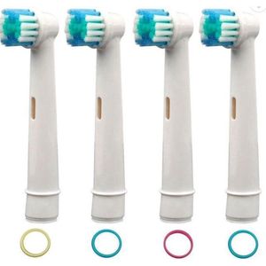 4 Universele opzetborstels geschikt voor Oral B - Medium/Soft