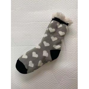 wintersok met fleece voering en anti-slip - sinterklaas - kerst