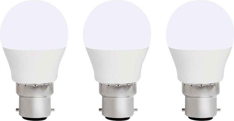 VITO LED Kogelamp G45 B22 - 7W (vervangt 50W) - 520lm - 4000K - 220-240V - Ø50mm - Energiezuinig - 3 stuks