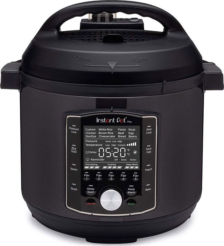 Instant Pot Pro 7,6L multicooker 10-in-1 - snelkookpan - pressure cooker - rijstkoker - slowcooker -  stomer - sous-vide