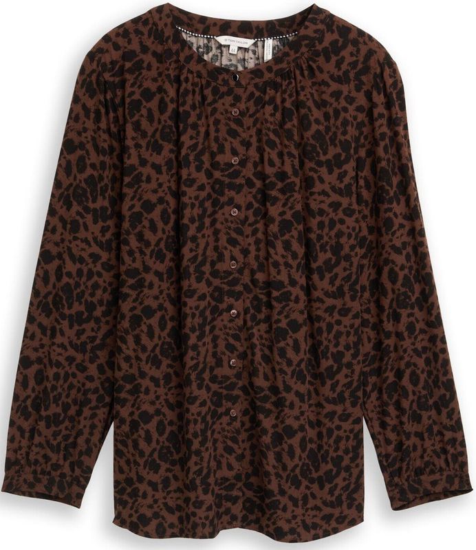 Tom Tailor Plus Size - Blouse met luipaardprint