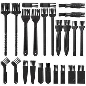 24 Stuks Scheerapparaat Reinigingsborstelset - Vervangbare Haarverwijderaar voor Baardafval en Stof