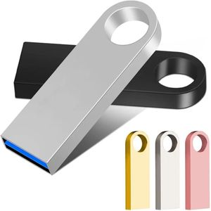 USB Stick 64GB – Metalen USB-Flashdrive, Pendrive & Geheugenstick | Snelle USB Stick voor Dataopslag, Back-up, Bestandsoverdracht & USB 2.0