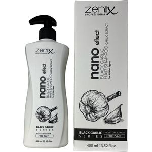 Zenix Black Garlic Shampoo 400 ml met Pomp