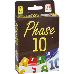 Phase 10 - Mattel Games - Uitdagend en spannend kaartspel voor alle leeftijden