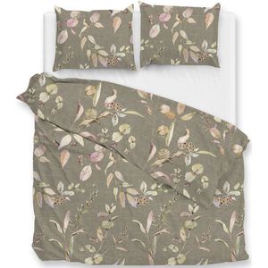 Luxe katoen dekbedovertrek Amber - 240x200/220 (lits-jumeaux) - uniek dessin - zacht en ademend - fijn geweven - hoogwaardig kwaliteit