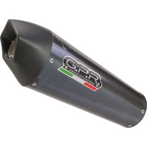 Gpr Exhaust Systems Gp Evo4 Poppy Monster 821 17-20 Euro 4 Cat Gehomologeerde Uitlaatdemper Zwart Homologated