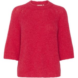 Kaffe Trui Kaemilie Cropped Knit Pullover 10508162 Virtual Pink Dames Maat - XL