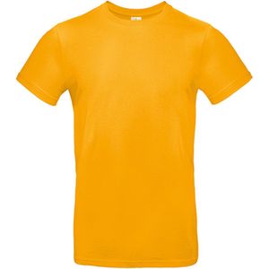 2-Pack herenshirt 'E190' met ronde hals B&C Collectie Apricot maat L