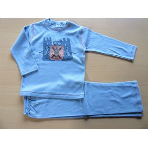 Petit Bateau - Pyjama voor jonge - Schild - Blauw  -  2 jaar 86