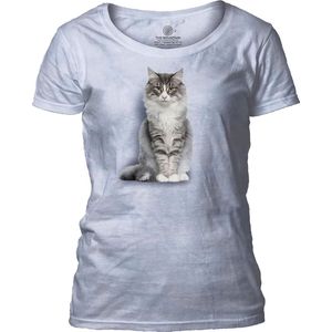 Ladies T-shirt Norwegian Forest Cat S