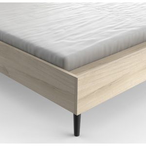 CBA - Bed Sayuri 140 x 190/ - 140x200 - Bruin