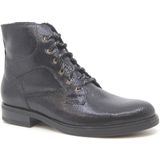 Durea - 9832 - Veterboot - Zwart - Wijdte E