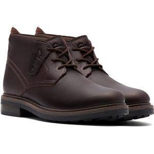 Clarks - Newford Mid WP - Sportschoenen - Bruin - 44 EU
