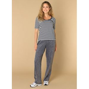 IVY BEAU Esha Tops - Black/Off White - maat 34