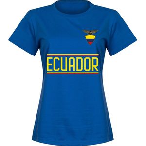 Ecuador Team T-shirt - Blauw - Dames - S