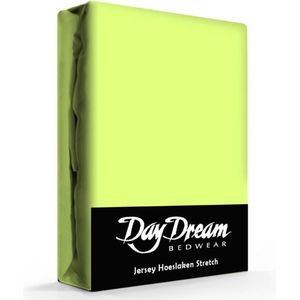 Day Dream Jersey Hoeslaken Lime-180 x 200 cm