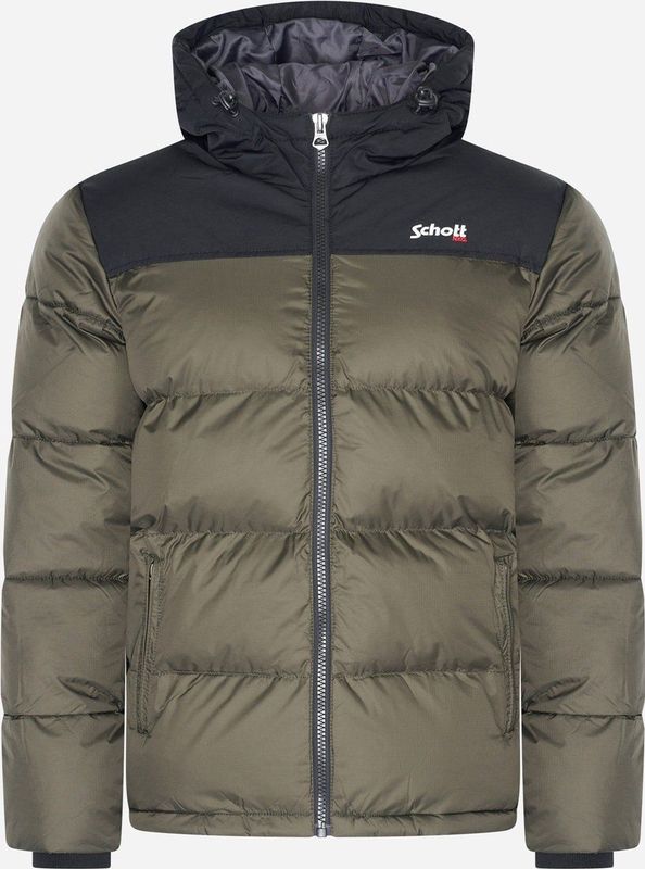 Schott NYC - Utah 2 - Winterjas - Khaki - 100% Nylon Ripstop