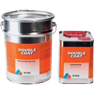 Double Coat Hoogglans Set - Gewicht: 500 gr. Set, Kleur: Reinwit - RAL 9010