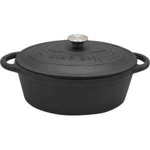 Kinghoff 1477 Braadpan - 4,5L - Gietijzeren - alle warmtebronnen