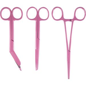 Verpleegkunde set full roze - Mast Medical – Kocher – Verbandschaar – Chirurgische Schaar - Verpleegkundige - Verpleegkunde