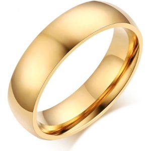 Victorious Ring Goud Staal Heren en Dames – Maat 57 (18.1mm)