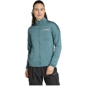 adidas - TERREX Xperior Climawarm - Fleece Jas - Blauw, Grijs