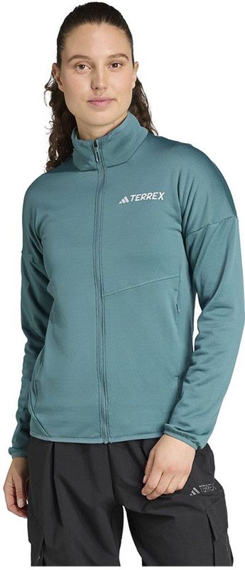 adidas - TERREX Xperior Climawarm - Fleece Jas - Blauw, Grijs