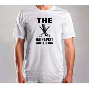 The Hairapist is in - T Shirt - Barber - BarberLife - Dad - Barbershop - Kapster - Kappertijd - KapperLeven - Kapperszaak