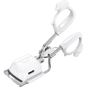 Elektrische wimperkruller - Verwarmde wimperkruller - Temperatuurregeling met twee snelheden - Wimperkruller van roestvrij staal - Passend wimpercurveontwerp - Langdurige instelling - USB-wimperkruller - Wit