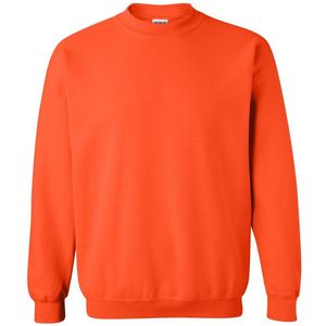 Gildan Zware Blend Unisex Adult Crewneck Sweatshirt voor volwassenen (Oranje)