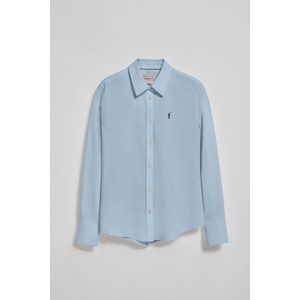 B??kitna koszula oxford Regular fit z logo Rigby Go