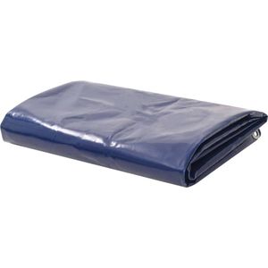 vidaXL Afdekzeil - Afdekzeilen - Zeildoek - Zeildoeken - Dekzeil 650 g/m² 1,5x20 m blauw