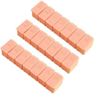 Allecto plus - Set van 3 pillendozen voor 7 dagen, ochtend/avond, medicijndoos - Dagelijks gebruik, week, reis - Medicijnen, vitaminen, supplementen