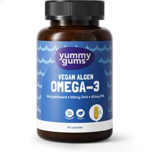 Yummygums • Omega 3 Algenolie capsules • 40 stuks