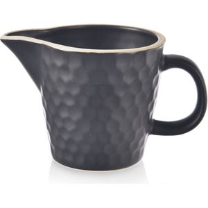 Melkkan Keramiek Zwart TEA TIME 100 ml - Melkkannetje