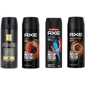 AXE Deo Spray - Mixpakket - 4 Delig