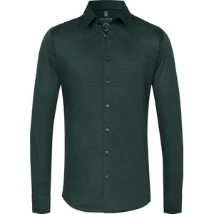 Desoto - Overhemd Strijkvrij Kent Norfolk Blauw - Heren - Maat 3XL - Slim-fit